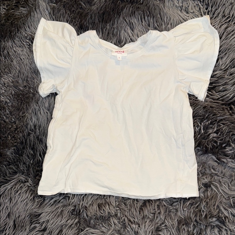 Seed Heritage White Kids Top